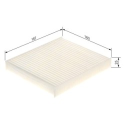 Pollen Filter BOSCH 1987435076 OE Ref 97133 2K000