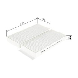 Pollen Filter BOSCH 1987435077 OE Ref 681 110 95 30