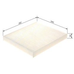 Filtre à pollen BOSCH 1987435079 pour JEEP CHEROKEE, GRAND OE 68079487AA BOSCH