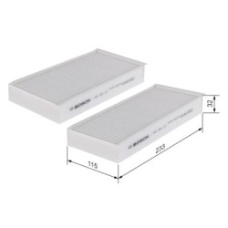 Filtre à pollen BOSCH 1987435110 pour BMW, MINI OE 64116835404 BOSCH