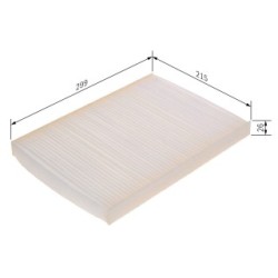 Filtre à pollen BOSCH 1987435112 pour ALFA ROMEO GIULIA, STELVIO OE 77367547 BOSCH