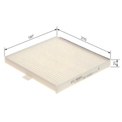 Filtre à pollen BOSCH 1987435127 pour CHEVROLET AVEO OE 95981206 BOSCH