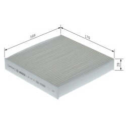 Filtre à pollen BOSCH 1987435161 pour SUZUKI IGNIS, JIMNY OE 95860-74P00 BOSCH