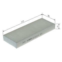 Filtre à pollen BOSCH 1987435164 pour PORSCHE 911 OE 992819429 BOSCH