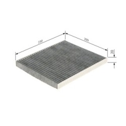 Filtre à pollen BOSCH 1987435558 pour ALFA ROMEO GIULIETTA OE 71775822 BOSCH