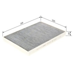 Pollen Filter BOSCH 1987435560 OE Ref 4M0 819 439 A