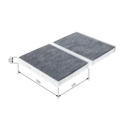 Filtre à pollen BOSCH 1987435578 pour BMW, ROLLS-ROYCE OE 64116996200 BOSCH