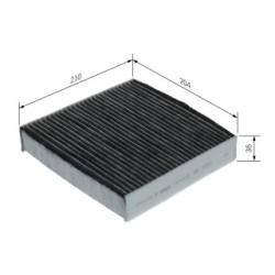 Pollen Filter BOSCH 1987435626 OE Ref L8B218D483AA BOSCH