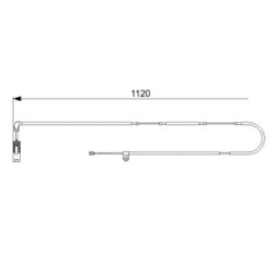 Brake Pad Sensor BOSCH 1987473010 OE Ref SOE 0000 11