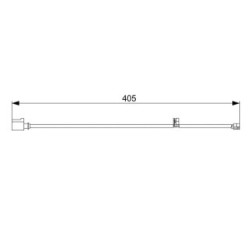 Brake Pad Sensor BOSCH 1987473025 OE Ref 955 612 365 50