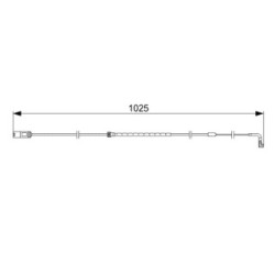 Brake Pad Sensor BOSCH 1987473026 OE Ref 34 35 6 780 699