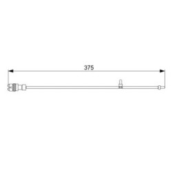 Brake Pad Sensor BOSCH 1987473035 OE Ref 997 612 758 00