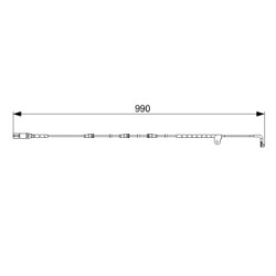 Brake Pad Sensor BOSCH 1987473049 OE Ref 34 35 6 789 503