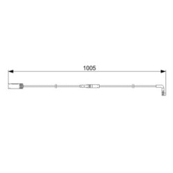 Brake Pad Sensor BOSCH 1987473053 OE Ref 34 35 2 283 035