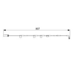 Brake Pad Sensor BOSCH 1987473058 OE Ref 34 35 6 783 230