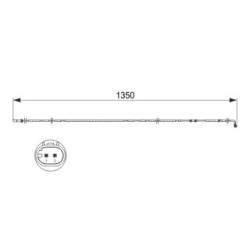 Brake Pad Sensor BOSCH 1987473503 OE Ref 34 35 6 789 446