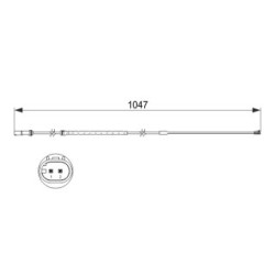 Brake Pad Sensor BOSCH 1987473512 OE Ref 34 35 6 792 571