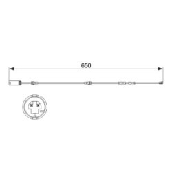 Brake Pad Sensor BOSCH 1987473513 OE Ref 34 35 6 792 559