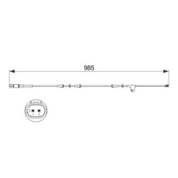 Brake Pad Sensor BOSCH 1987473520 OE Ref 34 35 6 792 567