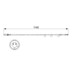 Brake Pad Sensor BOSCH 1987473525 OE Ref 34 35 6 792 573