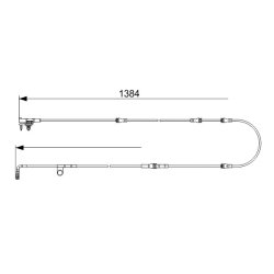 Brake Pad Sensor BOSCH 1 987 473 565 OE Ref LR045959