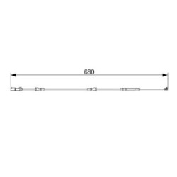 Brake Pad Sensor BOSCH 1987473568 OE Ref 34 35 6 799 329