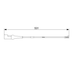 Brake Pad Sensor BOSCH 1987473574 OE Ref BK312N248CA