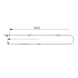 Capteur de plaquettes de frein BOSCH 1987473580 OE LR014568 BOSCH