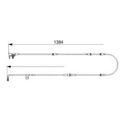 Brake Pad Sensor BOSCH 1987473582 OE Ref LR045959