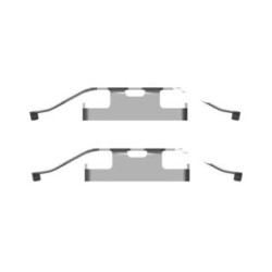 Kit d'accessoires pour plaquettes de frein BOSCH 1987474434 pour VW