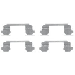 Kit d'accessoires pour plaquettes de frein BOSCH 1987474436 pour NISSAN X-TRAIL OE 410800W725