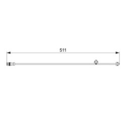 Capteur de plaquettes de frein BOSCH 1987474557 pour PORSCHE 911 OE 99761267601 BOSCH