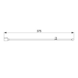 Brake Pad Sensor BOSCH 1987474562 OE Ref 970 609 143 00