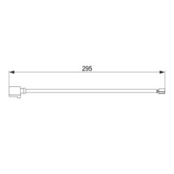 Brake Pad Sensor BOSCH 1987474565 OE Ref 7P0907637A