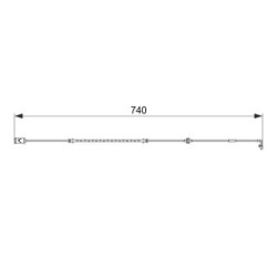 Brake Pad Sensor BOSCH 1987474587 OE Ref 13122323