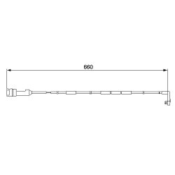 Brake Pad Sensor BOSCH 1 987 474 921 OE Ref 90343961