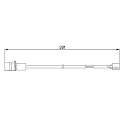 Brake Pad Sensor BOSCH 1987474924 OE Ref 944 612 211 02