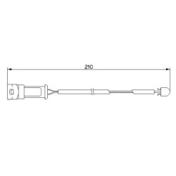 Brake Pad Sensor BOSCH 1987474939 OE Ref 447 919 351 A