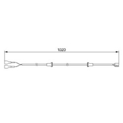 Brake Pad Sensor BOSCH 1987474976 OE Ref 928 612 311 02