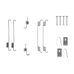 Kit d'accessoires pour mâchoires de frein BOSCH 1987475323 pour NISSAN, SUZUKI