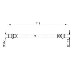 Brake Hose BOSCH 1987476011 OE Ref 90077695