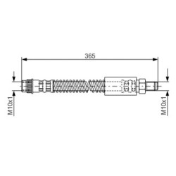 Brake Hose BOSCH 1987476063 OE Ref 60 00 073 525
