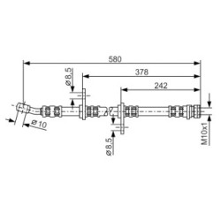 Brake Hose BOSCH 1987476070 OE Ref 46430-SH3-935