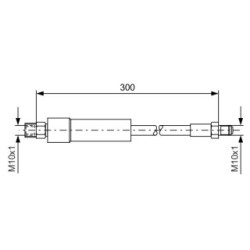 Brake Hose BOSCH 1987476074 OE Ref 34 32 1 159 890