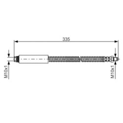 Brake Hose BOSCH 1987476078 OE Ref 4806 92