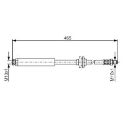 Brake Hose BOSCH 1987476079 OE Ref 51718921