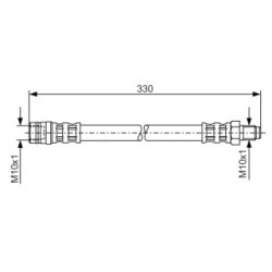 Brake Hose BOSCH 1987476081 OE Ref 163 420 13 48