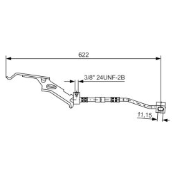 Brake Hose BOSCH 1 987 476 085