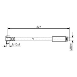 Brake Hose BOSCH 1987476098 OE Ref 1071941
