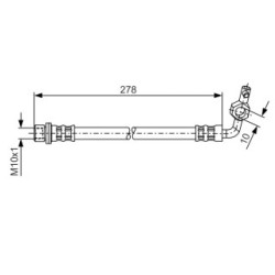 Brake Hose BOSCH 1987476127 OE Ref 90947 02980